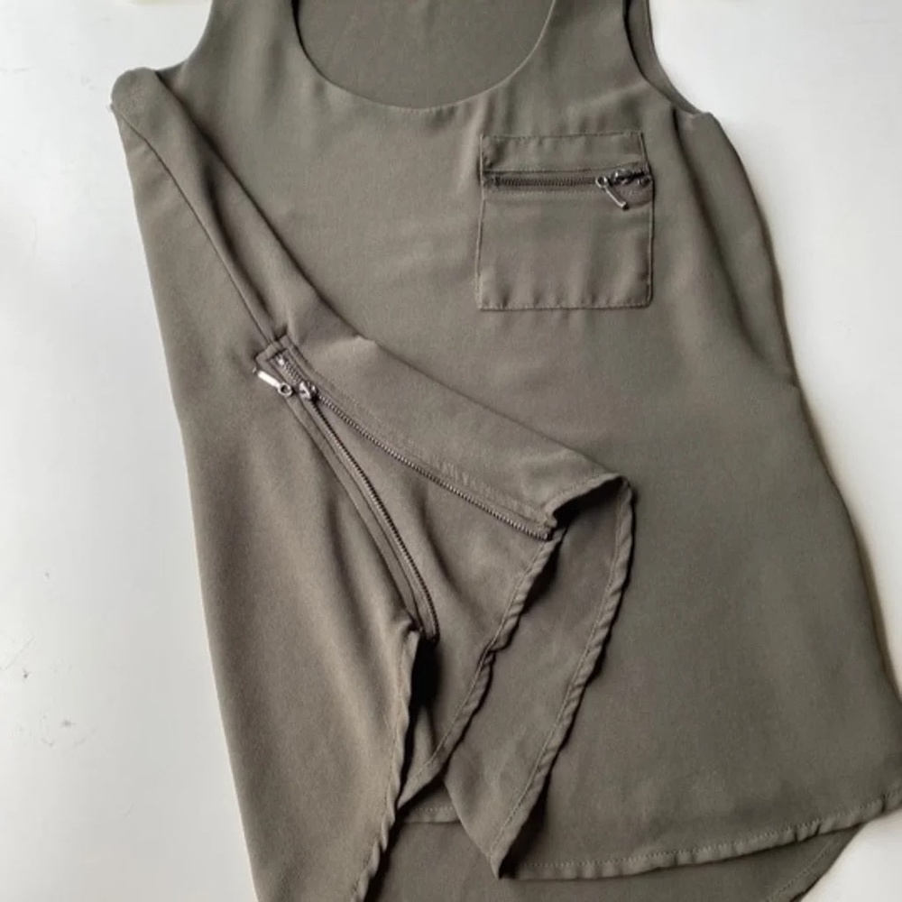 Green tank top